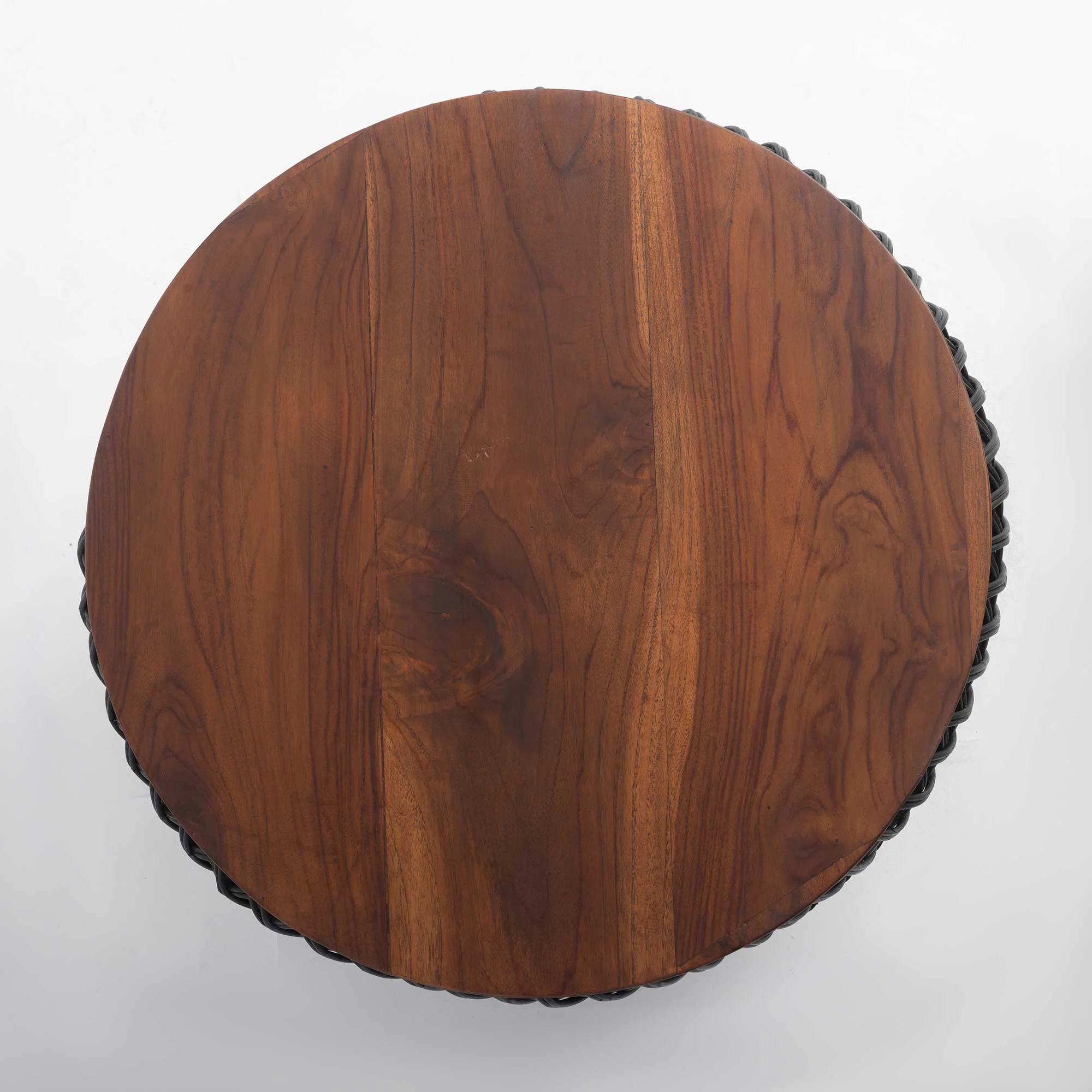 NELLY COFFEE TABLE RATTAN BLACK Thumbnail