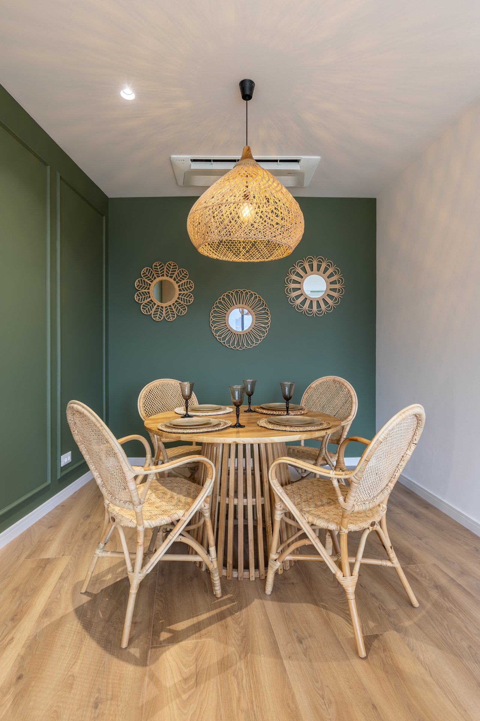 BOHO RATTAN BISTRO CHAIR Thumbnail