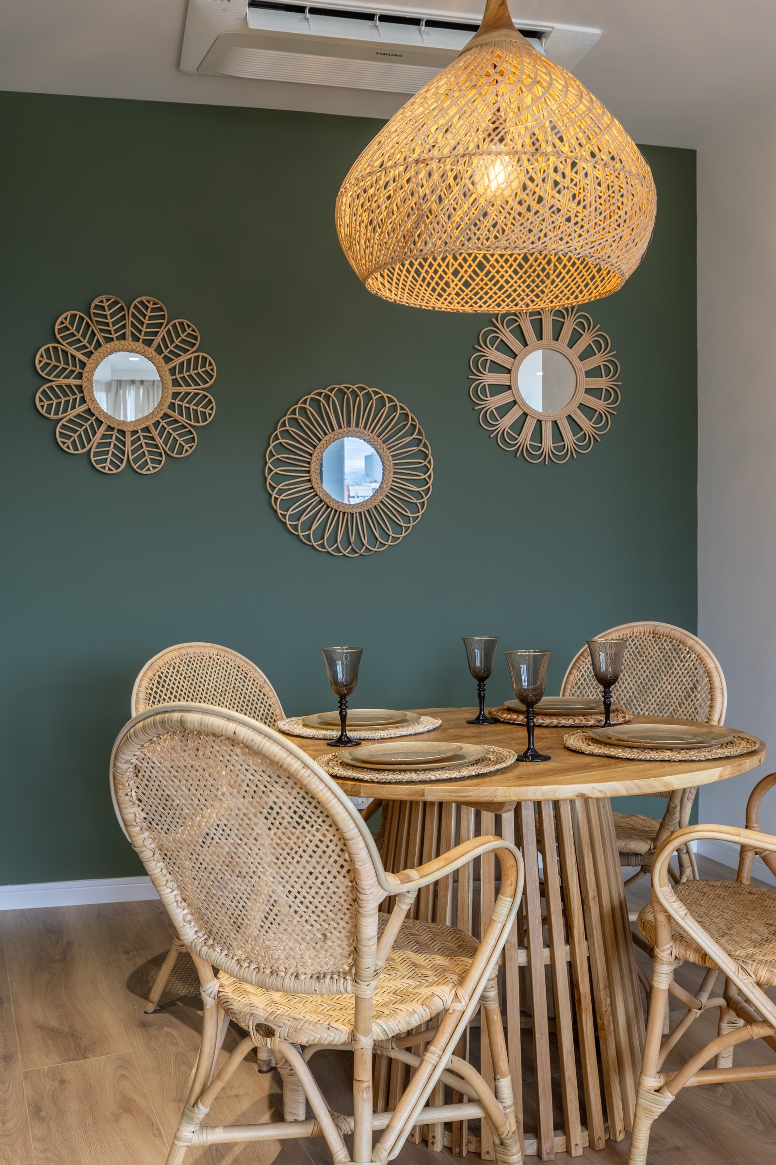 BOHO RATTAN BISTRO CHAIR Thumbnail