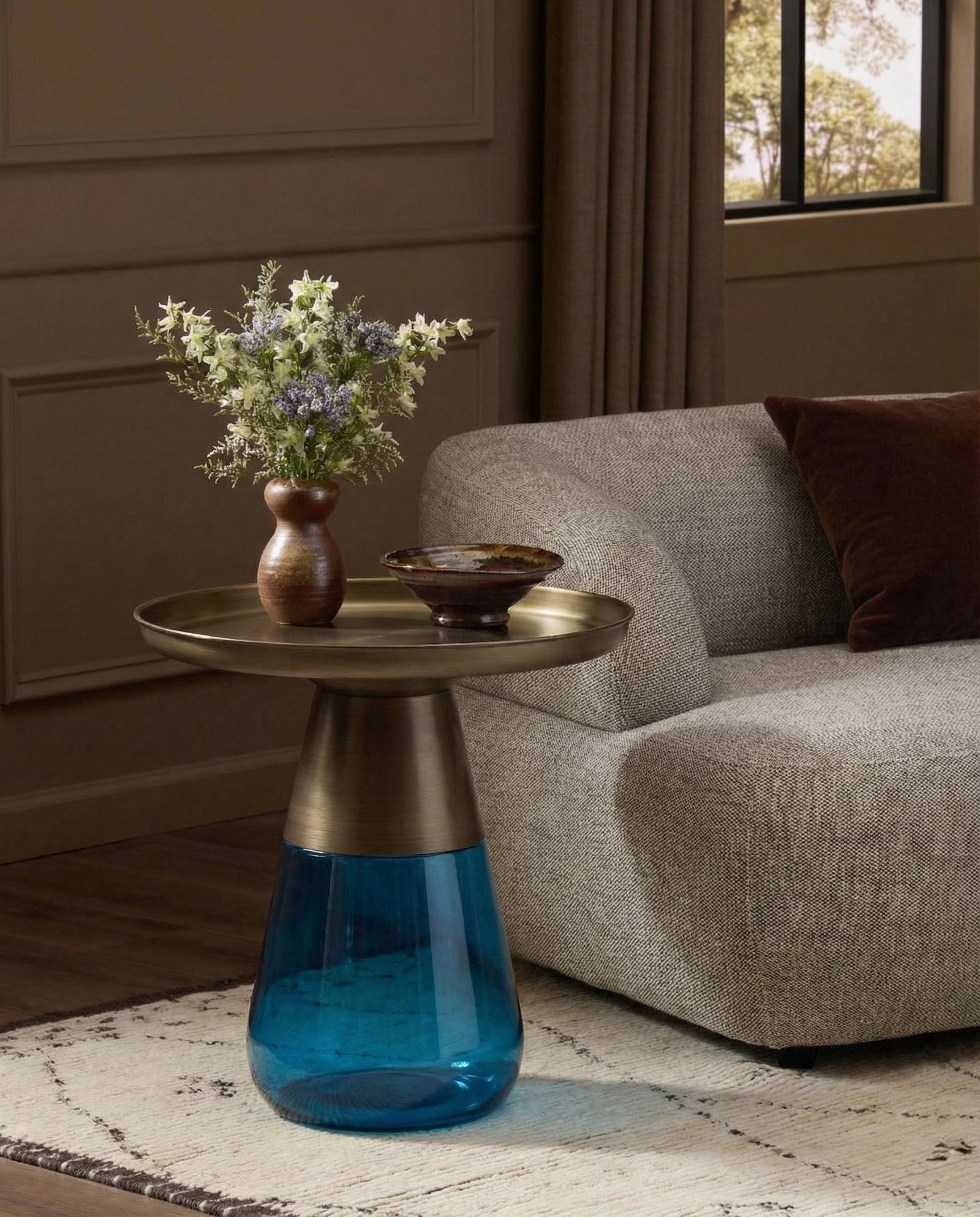 AMBER BRASS Table ( SET) Thumbnail