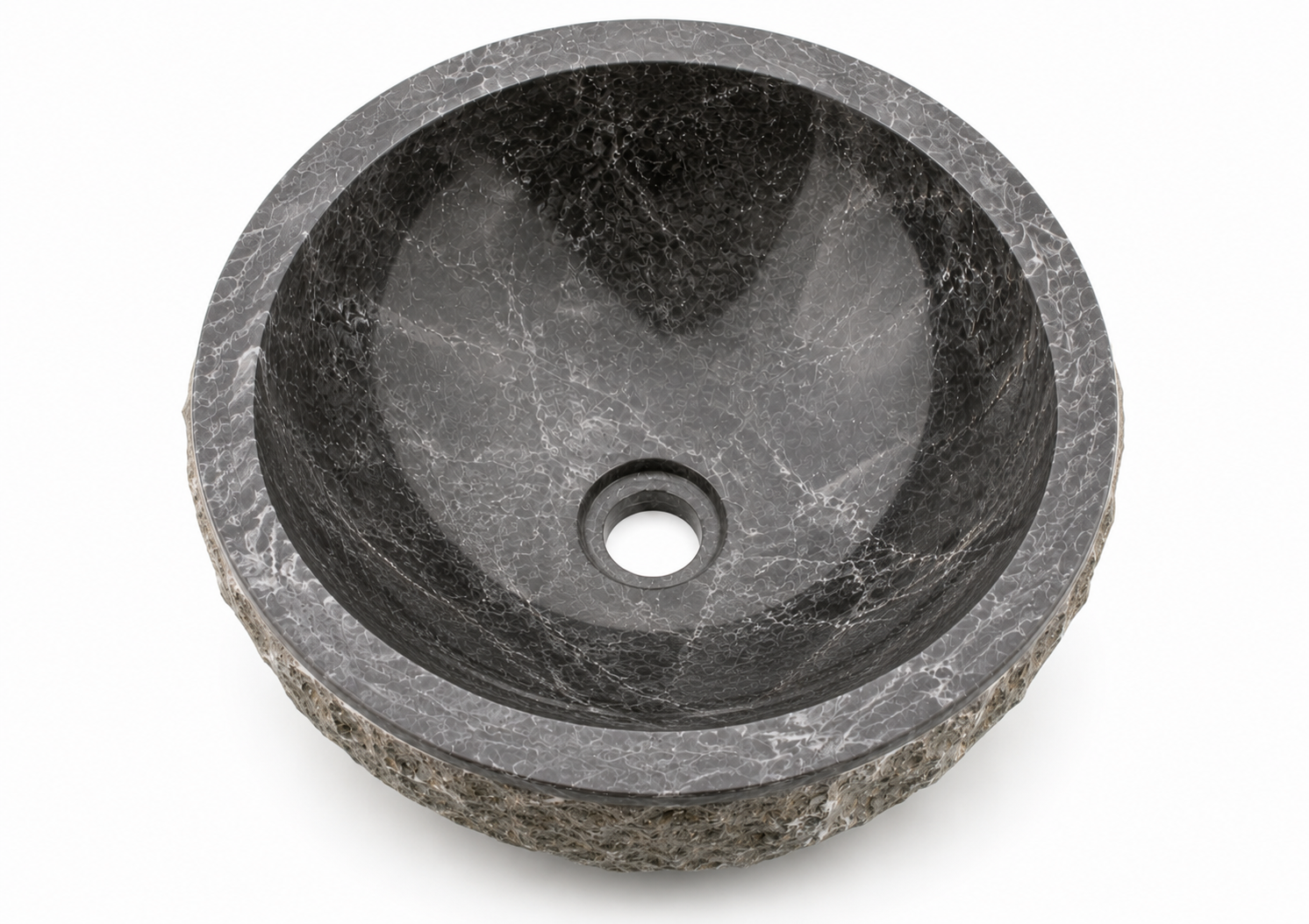 MARBLE SINK ROUND MARMO BL NL Thumbnail