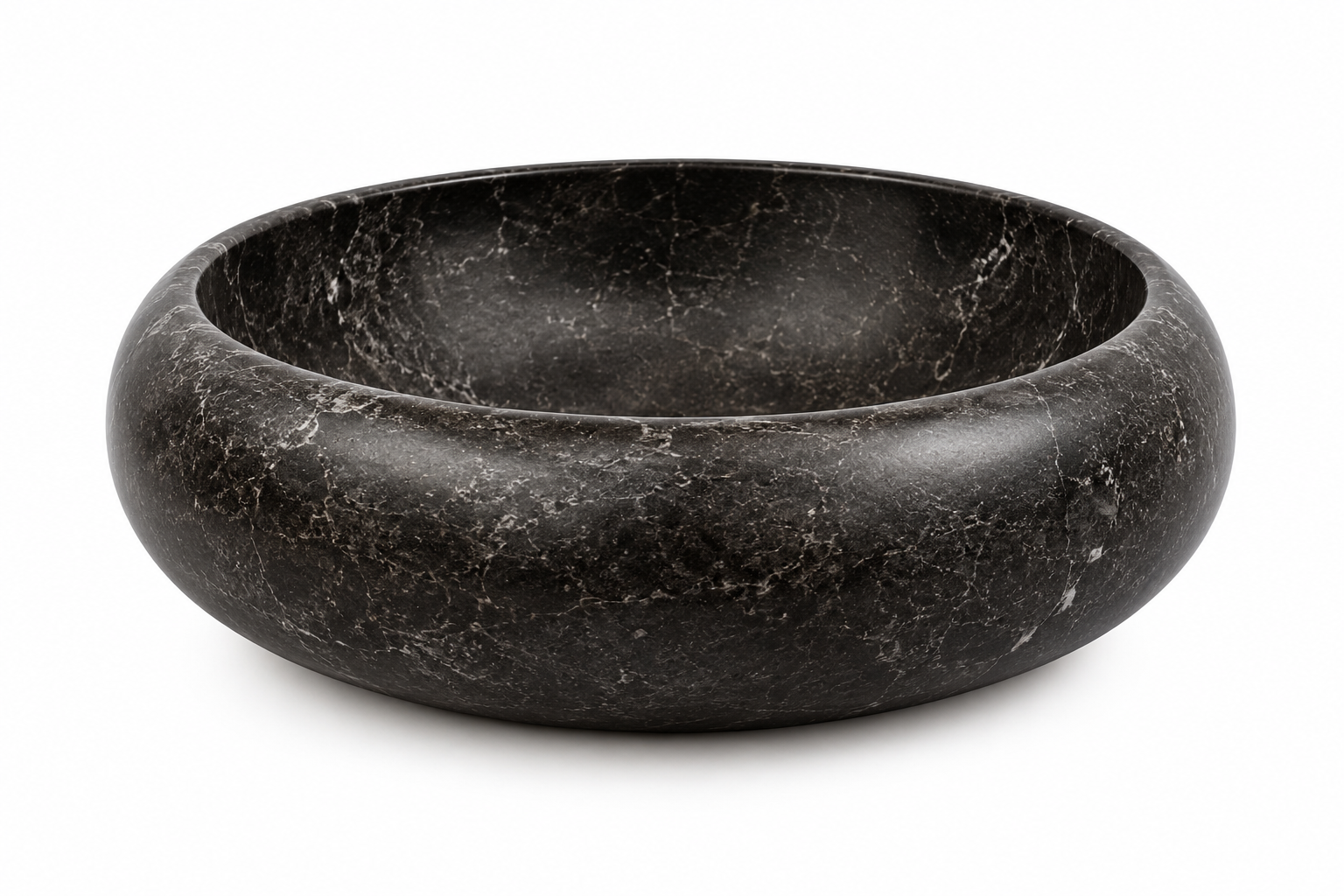 MARBLE SINK DONUT FULLPOLISH  black